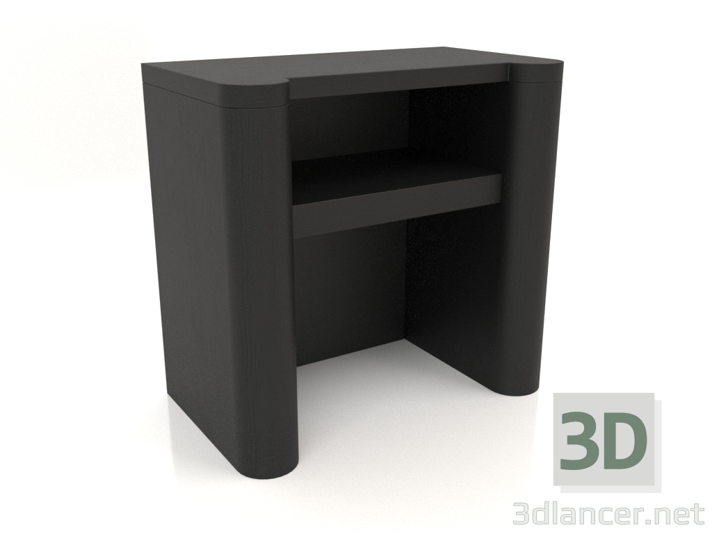 3D Modell Nachttisch TM 023 (600x350x580, Holz schwarz) - Vorschau