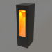 3D Modell Lampe LGD-MARK-BOLL-H250-7W Warm3000 (GR, 60 Grad, 230V) - Vorschau