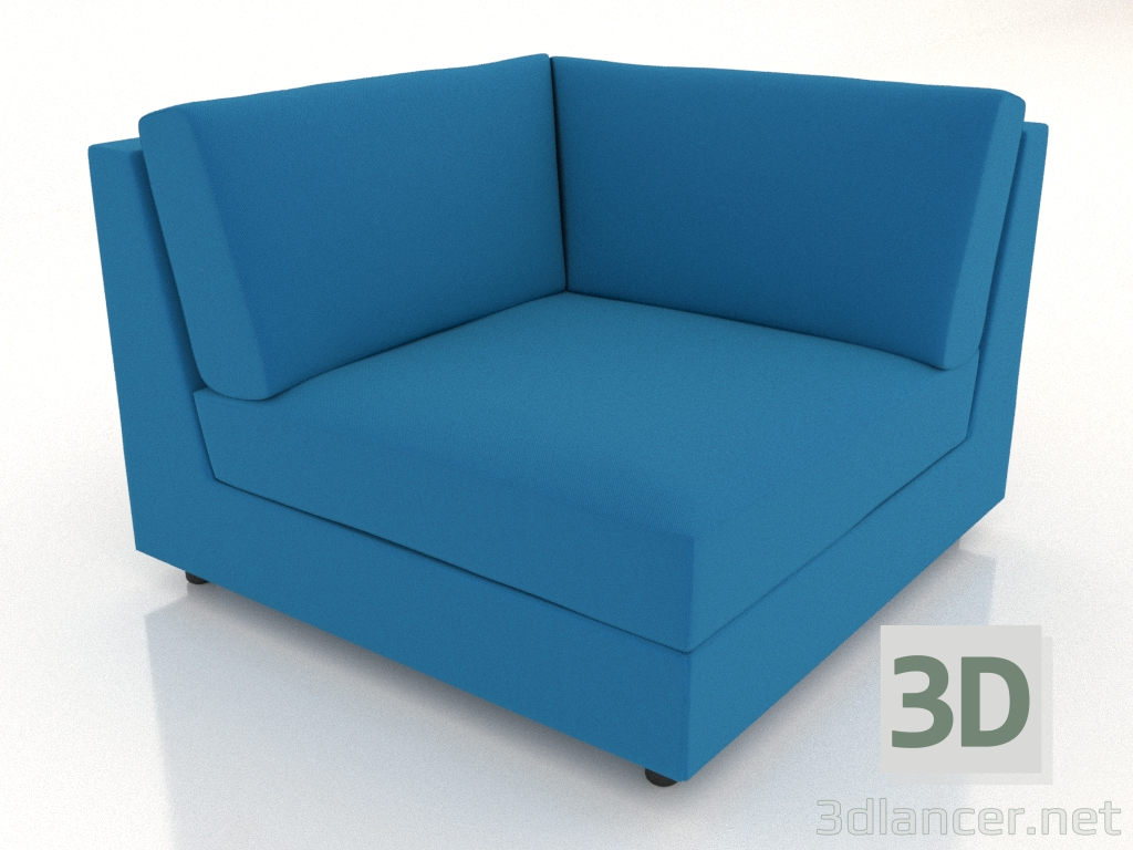 3d model Corner sofa module - preview