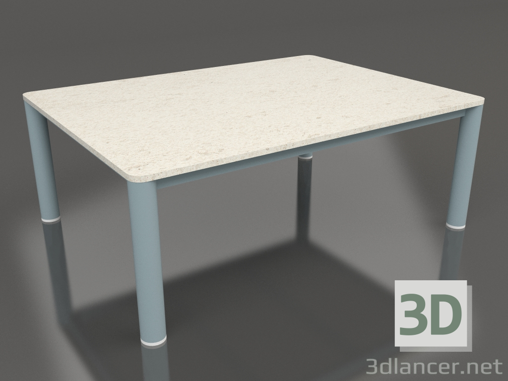 modello 3D Tavolino 70×94 (Grigio blu, DEKTON Danae) - anteprima