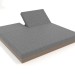 3D Modell Bett mit Rückenlehne 200 (Bronze) - Vorschau