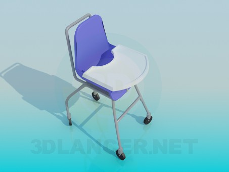 modelo 3D Silla para niños - escuchar modelo 3D Silla para niños - escuchar
