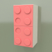 modello 3D Mensola verticale a parete (Coral) - anteprima