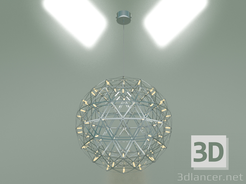 modello 3D Lampada a LED a sospensione Plesso 435-1 - anteprima
