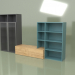 3d model Shelves Composition 1 (Anthracite) - preview