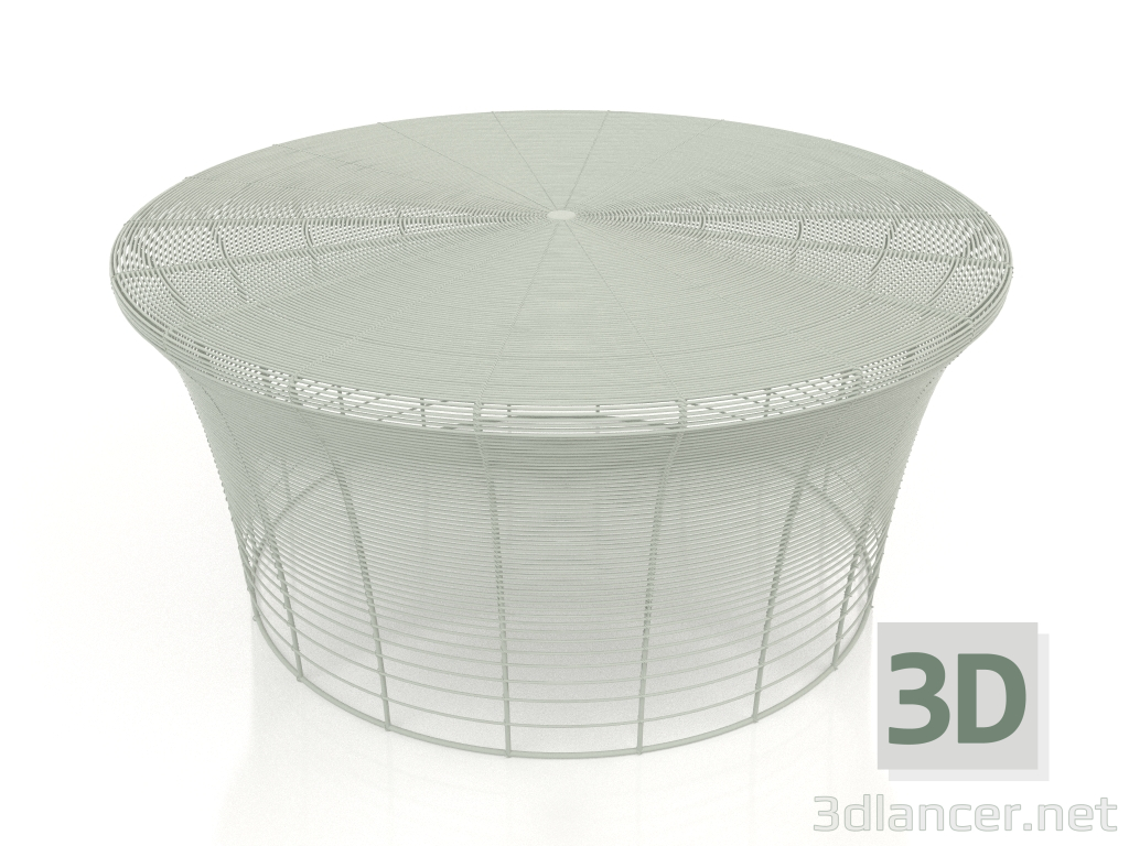 3d model Low coffee table (Cement gray) - preview