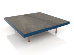Table basse carrée (Gris bleu, DEKTON Radium)