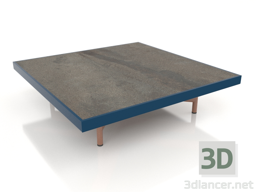 modello 3D Tavolino quadrato (Grigio blu, DEKTON Radium) - anteprima