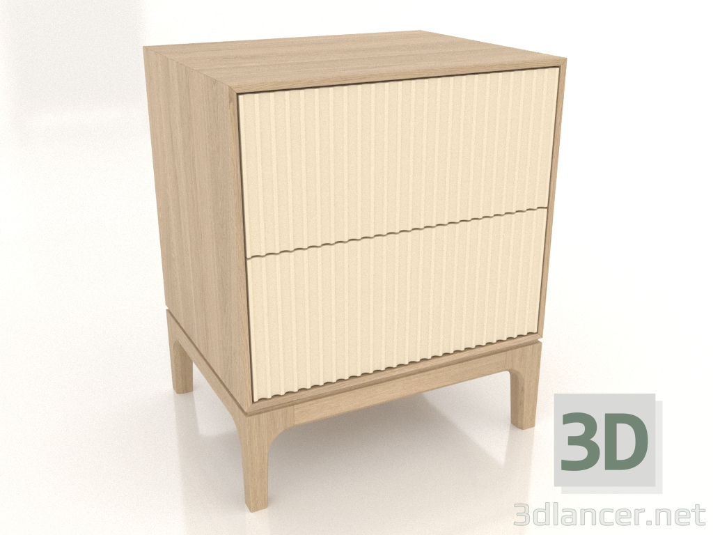3D modeli FARGO 2 çekmeceli, frezelenmiş cepheli komodin (vanilya, açık meşe, seçenek 1) - önizleme 3D modeli FARGO 2 çekmeceli, frezelenmiş cepheli komodin (vanilya, açık meşe, seçenek 1) - önizleme