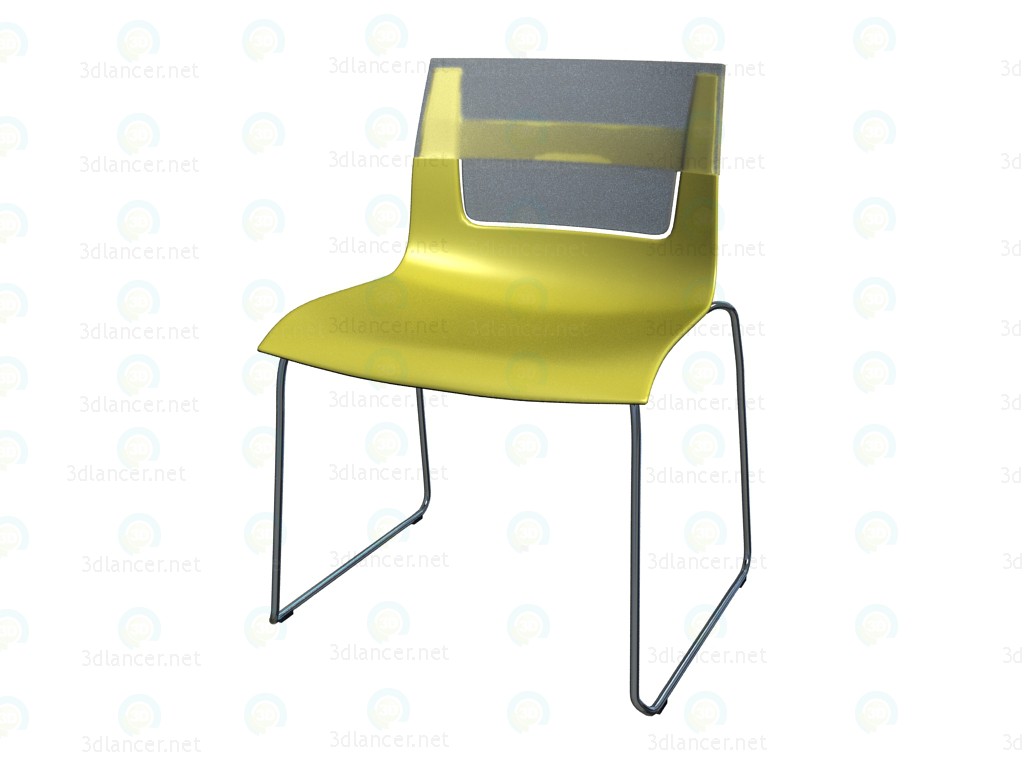 3d model Silla F OT - vista previa