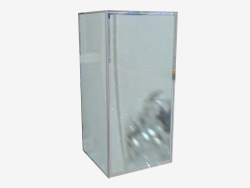 Portas para nichos, baloiço de 80 cm, grafite grafico Flex (KTL 412D)
