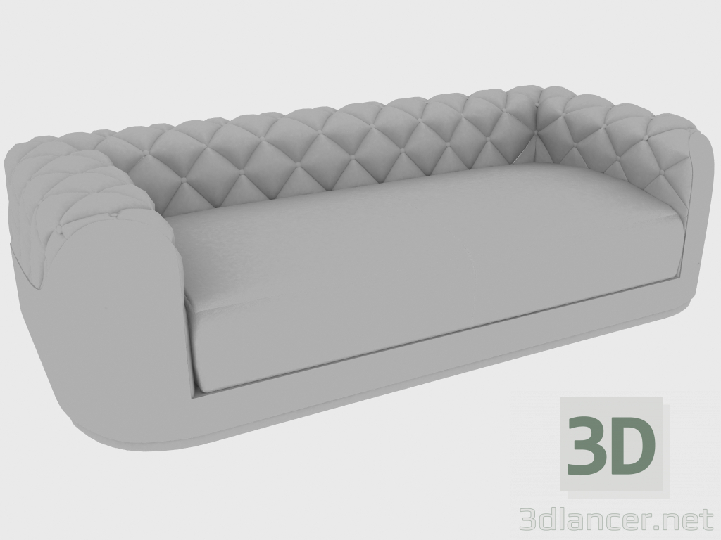 3D modeli Koltuk MILTON SOFA (235x112xH66) - önizleme