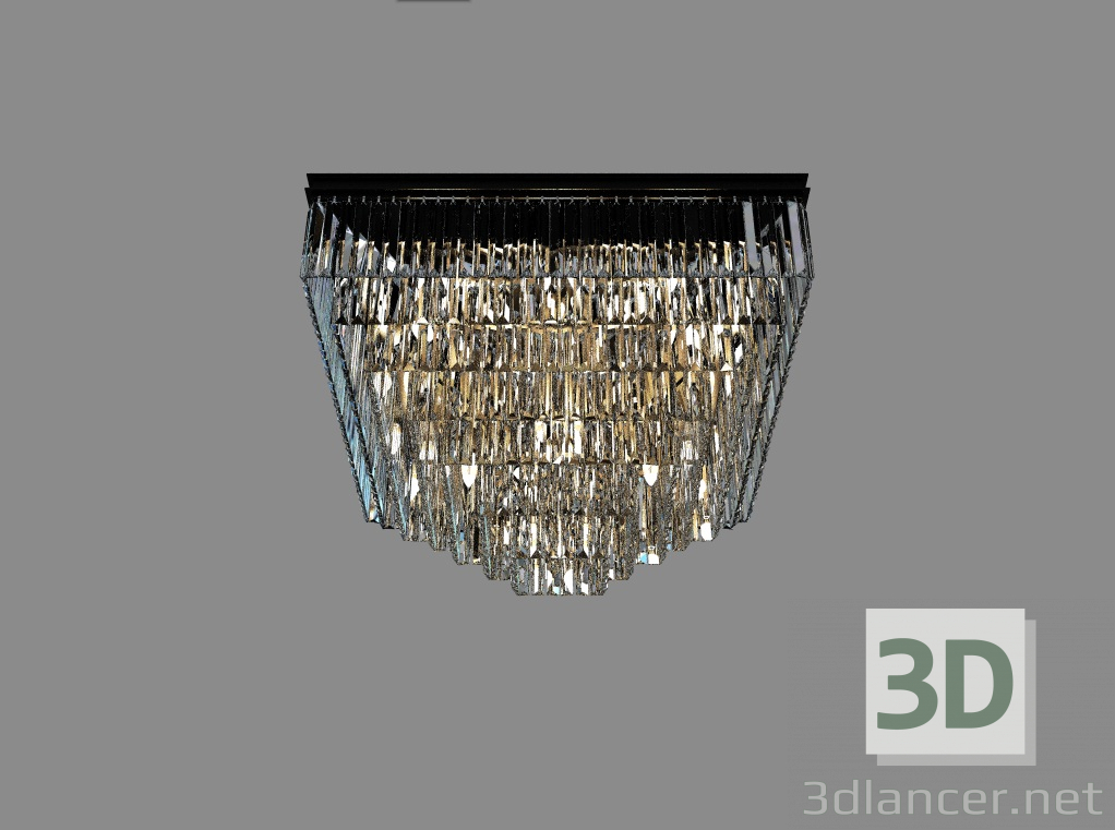 modello 3D Lampadario a soffitto (31117PL) - anteprima