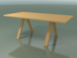 Table avec plan de travail standard 5030 (H 74 - 200 x 98 cm, chêne naturel, composition 1)