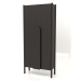 3d model Wardrobe with long handles W 01 (800x300x1800, wood brown dark) - preview