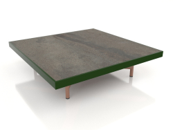Square coffee table (Bottle green, DEKTON Radium)