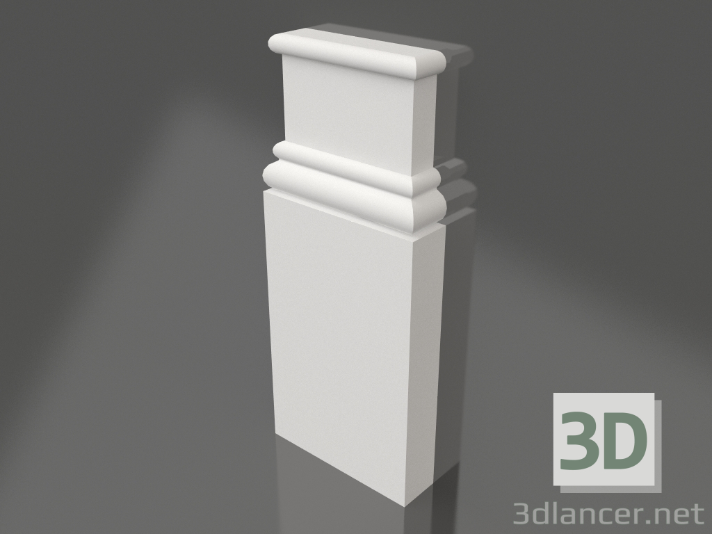 3d model Base 002 (350x120x25) - preview