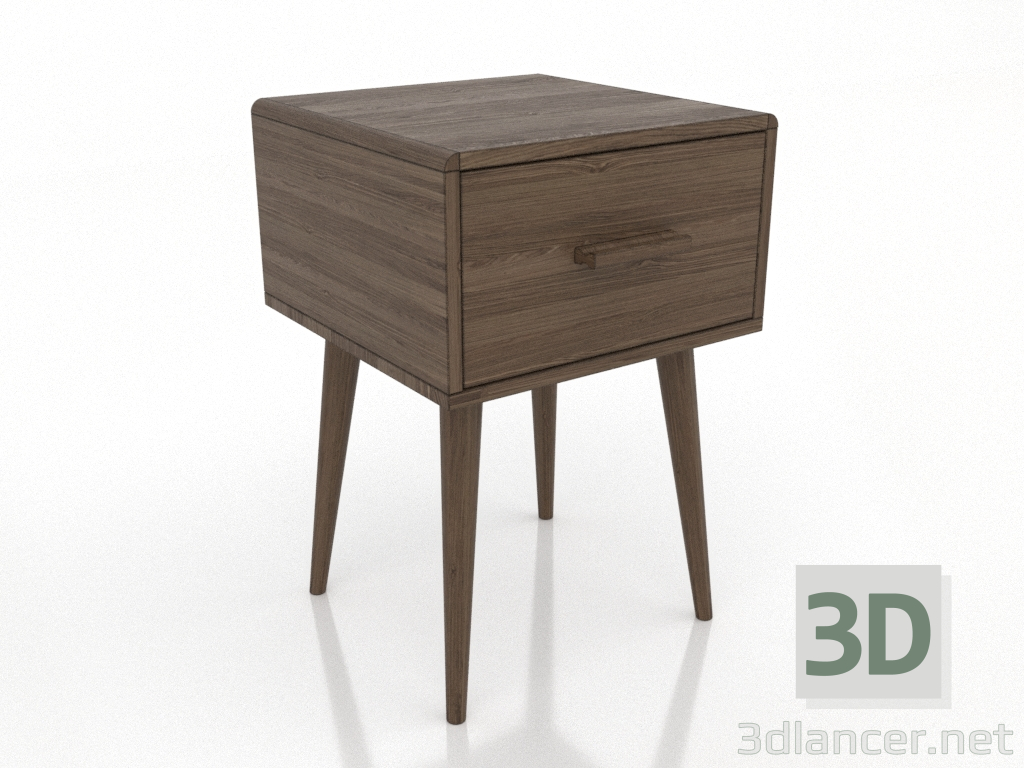 Modelo 3d Mesa de cabeceira (nogueira em freixo iluminado) - preview Modelo 3d Mesa de cabeceira (nogueira em freixo iluminado) - preview