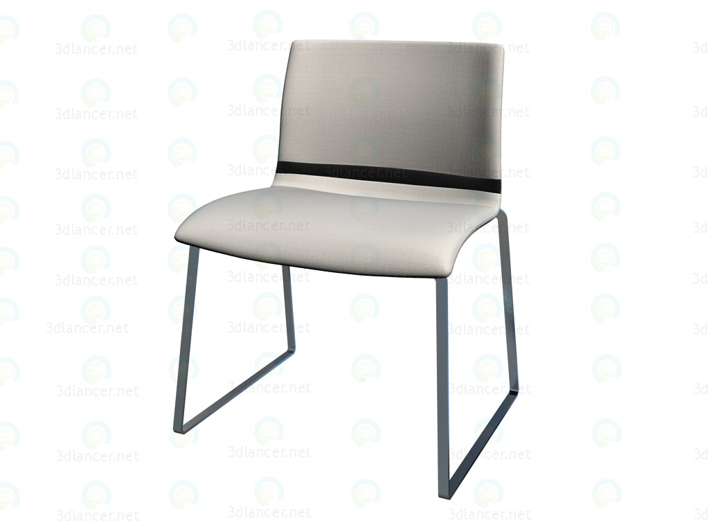 3d model Silla P OT - vista previa