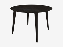 Dining table round (gray stained ash D110)