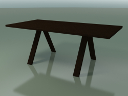Tavolo con piano di lavoro standard 5030 (H 74-200 x 98 cm, wengè, composizione 1)