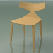 modèle 3D Chaise 3700 (4 pieds en bois, chêne naturel) - preview