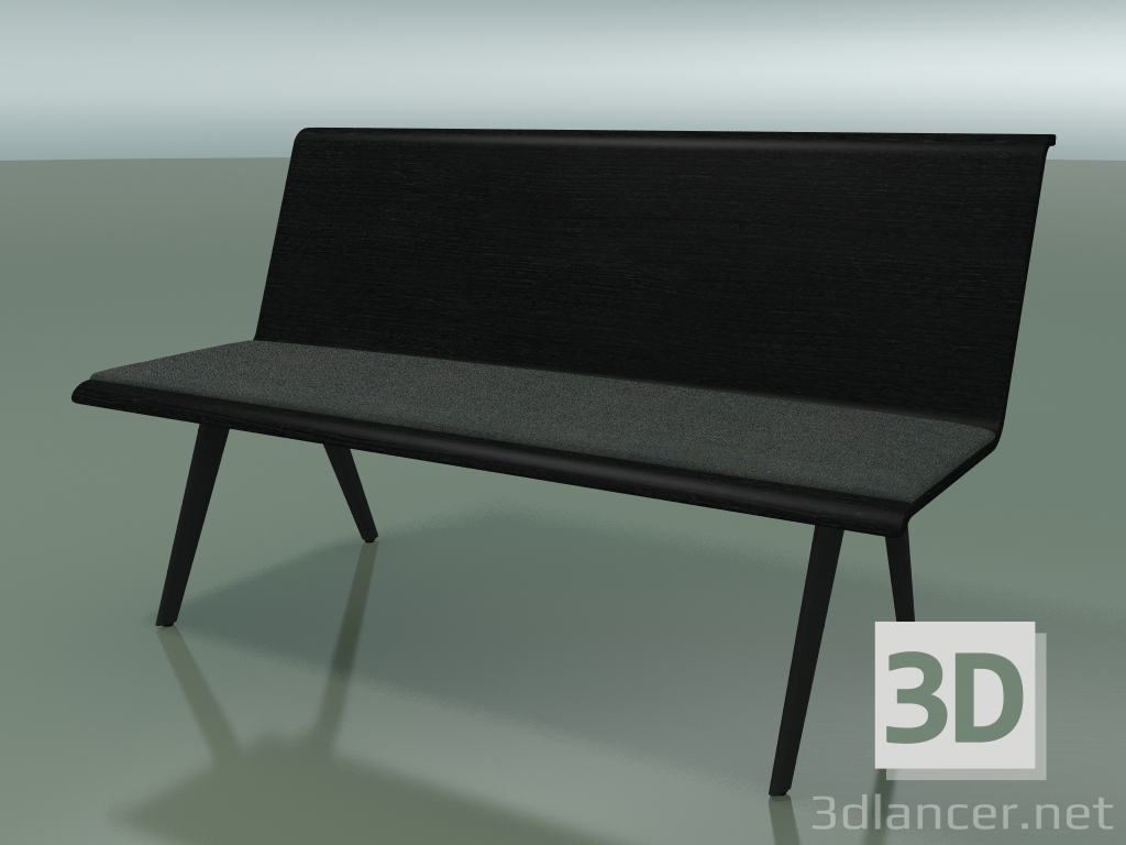 3D Modell Zentralmodul Essen 4600 (L 140 cm, Schwarz) - Vorschau