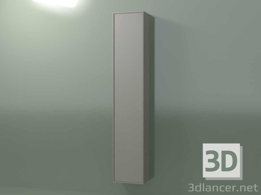 modèle 3D Élément mural 1 porte (8BUBFCD01, 8BUBFCS01, Clay C37, L 36, P 24, H 192 cm) - preview