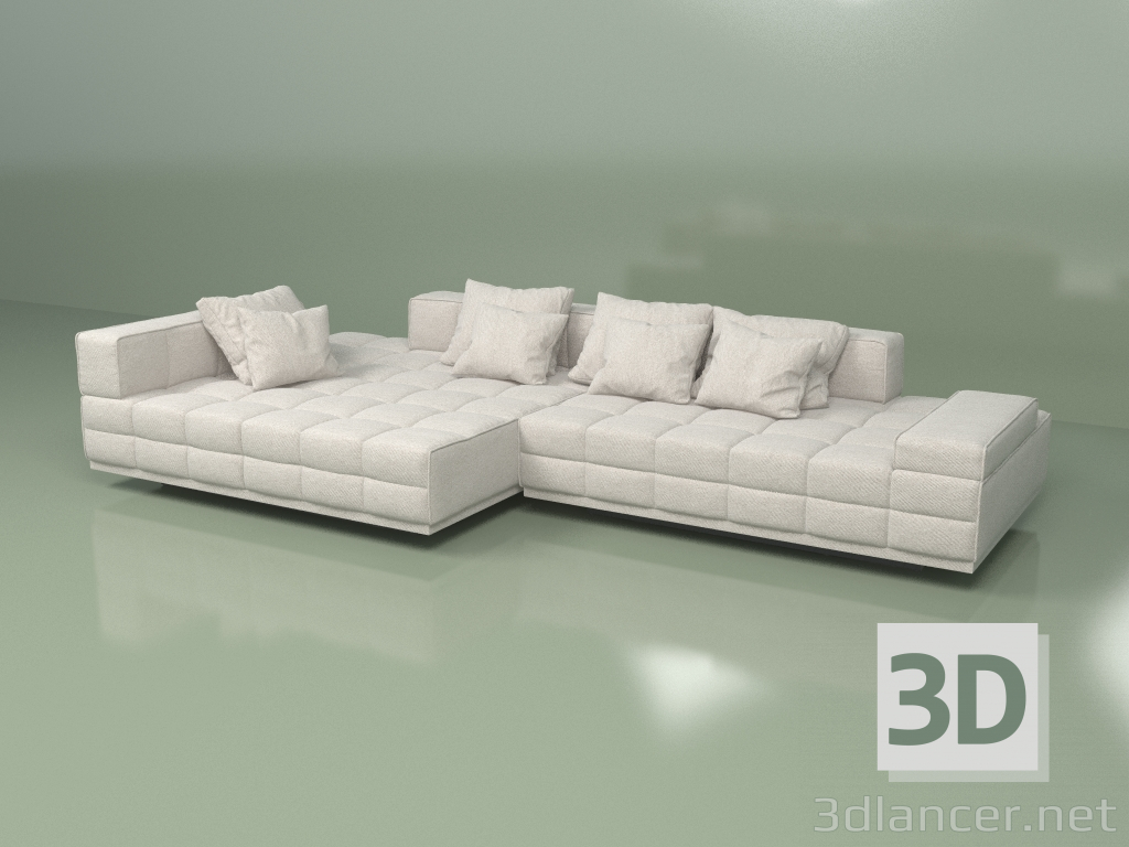 3D Modell Sofa Quadro 1 - Vorschau