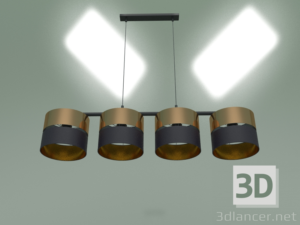 modello 3D Lampada a sospensione 4177 Hilton - anteprima