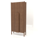 3d model Wardrobe with long handles W 01 (800x300x1800, wood brown light) - preview