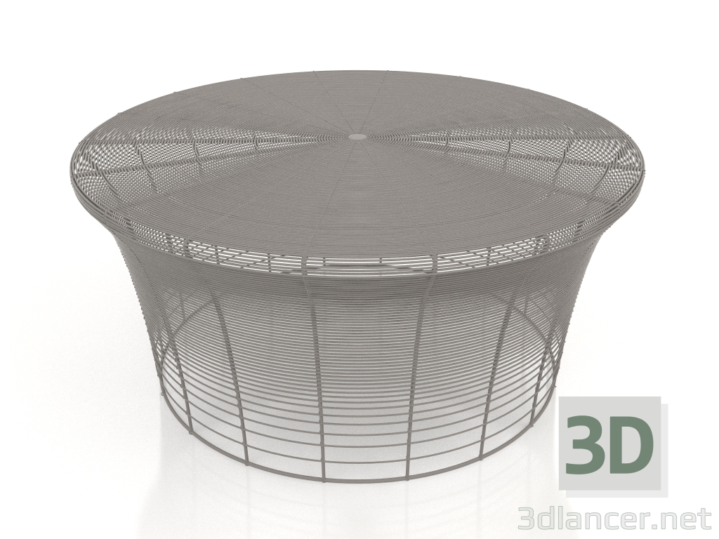 modello 3D Tavolino basso (Grigio quarzo) - anteprima