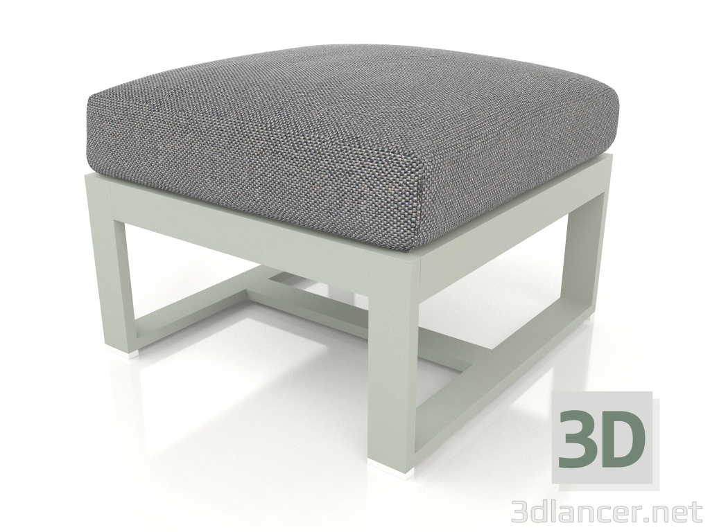 modèle 3D Pouf (Gris ciment) - preview