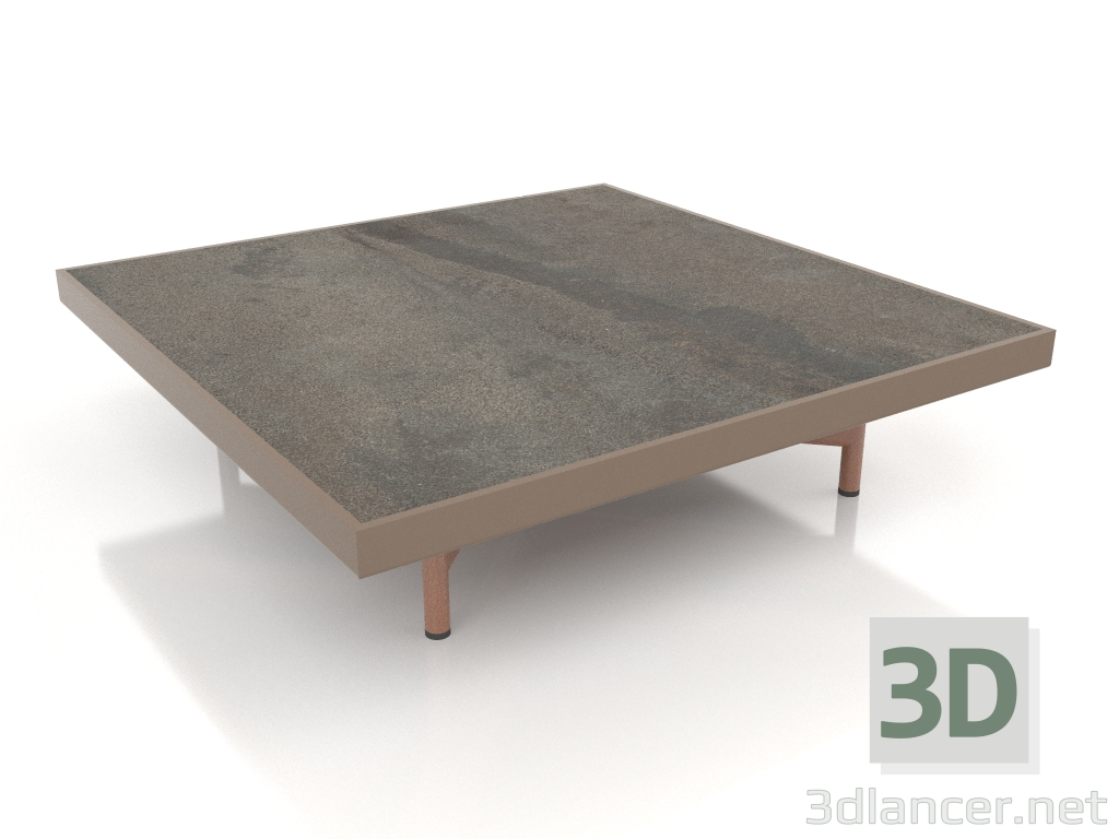 3d модель Квадратный журнальный столик (Bronze, DEKTON Radium) – превью