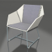 3D modeli Kulüp sandalyesi (Mavi gri) - önizleme