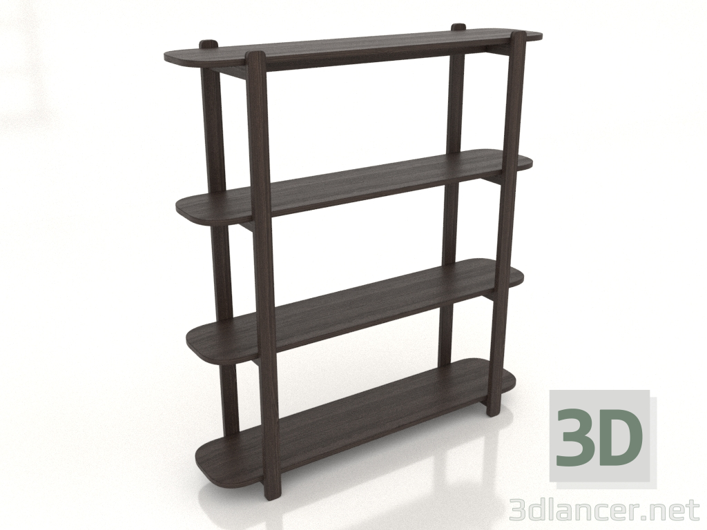 3d model Estantería ALTA 1200 mm (nogal fresno) - vista previa