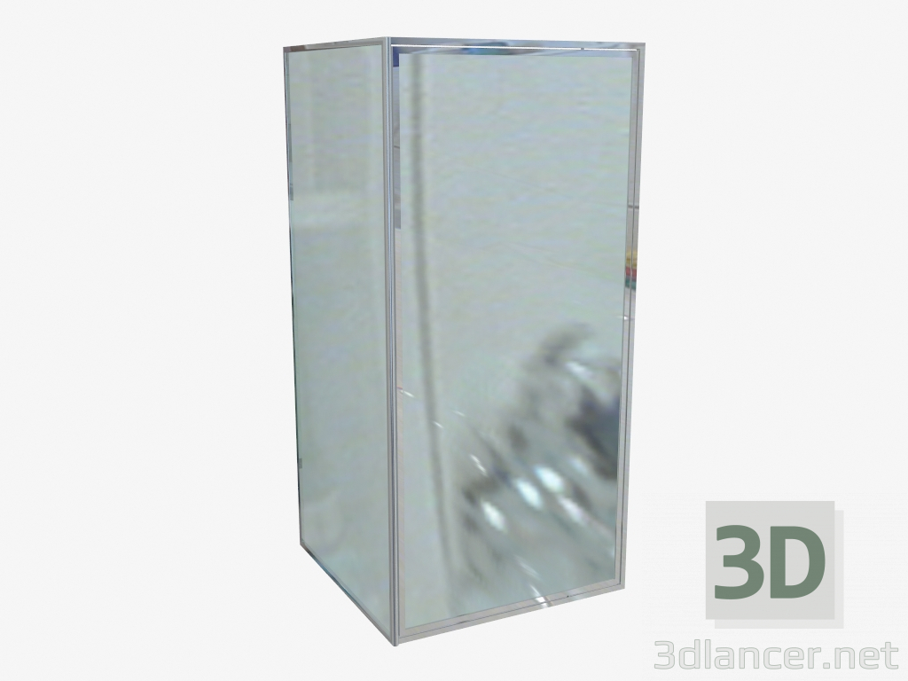 modello 3D Porte per nicchia oscillante 90 cm, grafite grafite Flex (KTL 411D) - anteprima