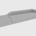 modèle 3D Canapé MILTON (SPECIALCOMPOSITION) (375x112xH66) - preview