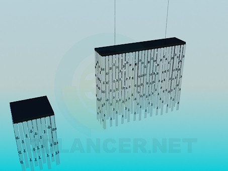 3d model Chandeliers in the set - preview