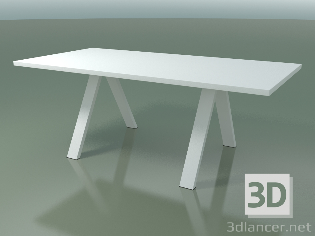 3D Modell Tisch mit Standardarbeitsplatte 5030 (H 74 - 200 x 98 cm, F01, Zusammensetzung 1) - Vorschau