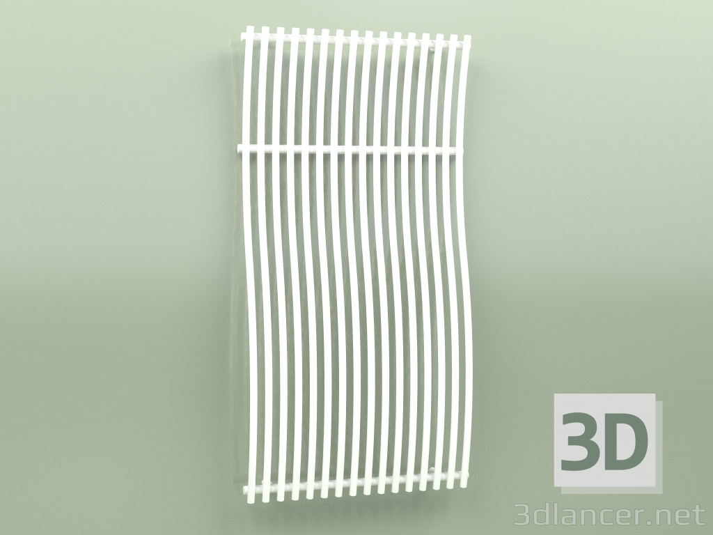 3D modeli Isıtmalı havlu askısı - Imia (1600 x 822, RAL - 9016) - önizleme