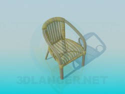 Плетеный стул-кресло