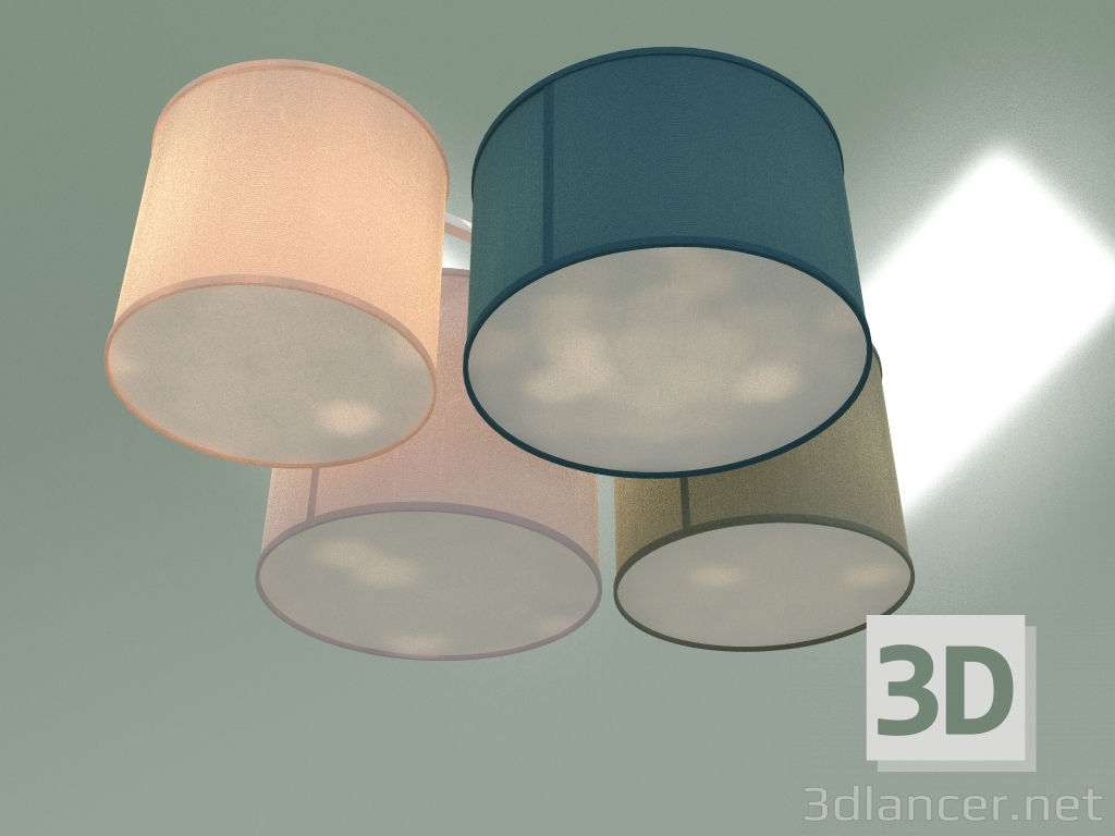 modello 3D Lampadario a soffitto 1119 Cordoba - anteprima