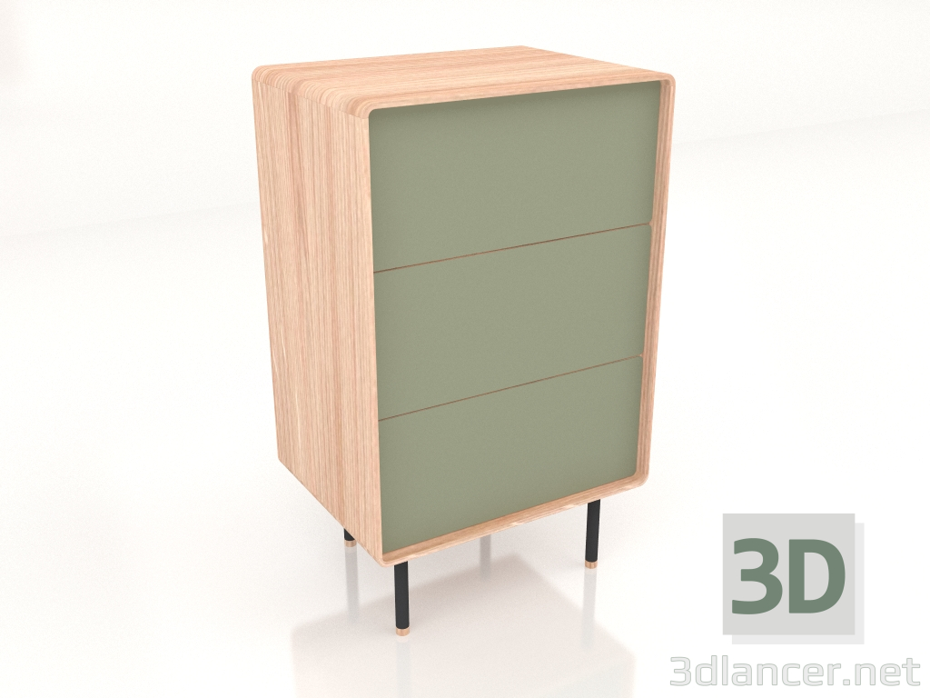 modèle 3D Commode Fina 60 (Olive) - preview