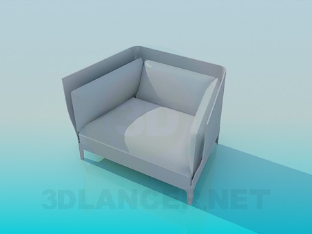 3d модель Крісло – превью 3d модель Крісло – превью