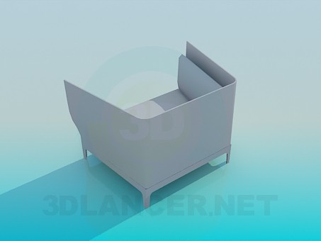3d модель Крісло – превью 3d модель Крісло – превью