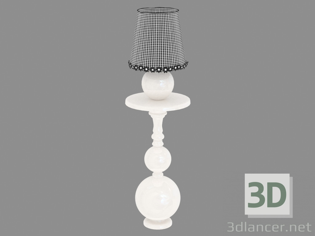 modello 3D Lampada da terra HOLLYWOOD - anteprima