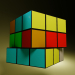 Modelo 3d Cubo de Rubik animado - preview