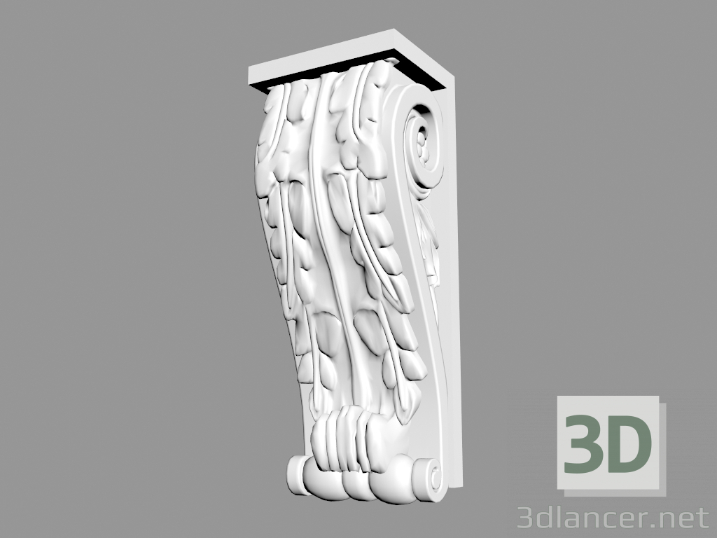 3D modeli B973 köşeli ayraç - önizleme