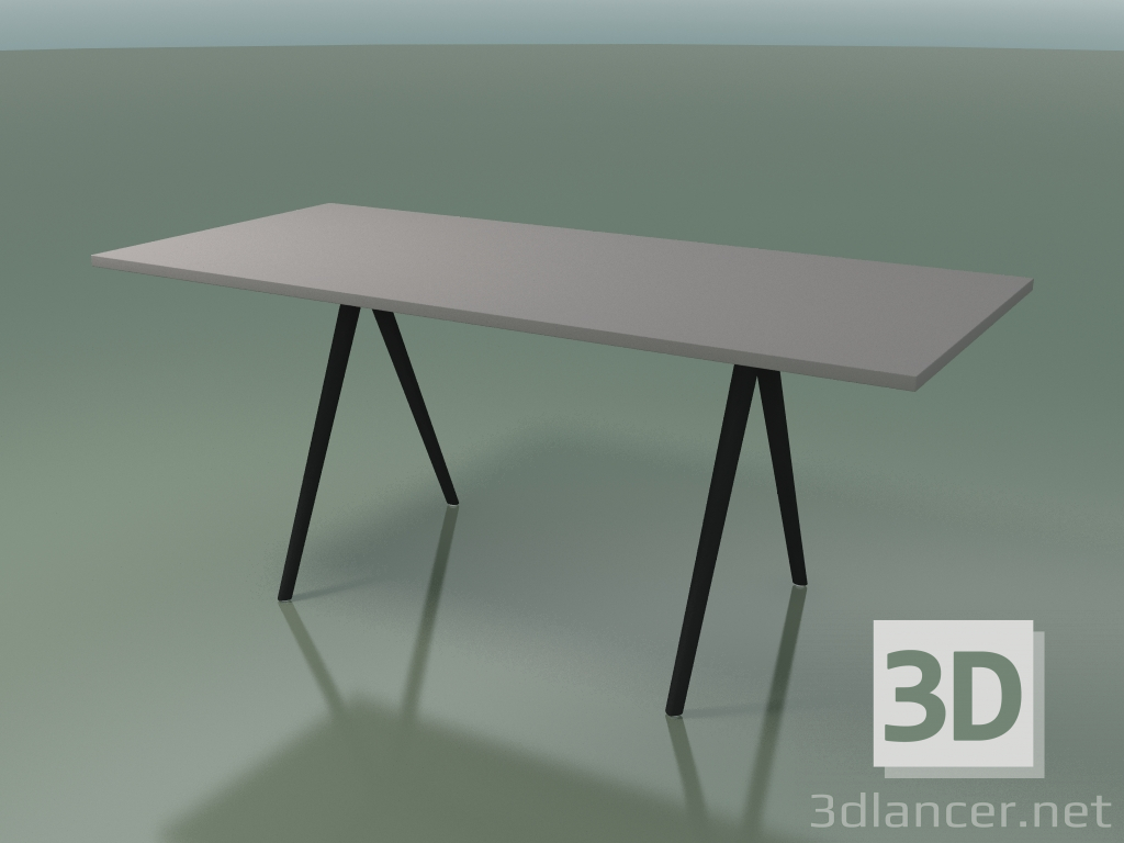 3D Modell Rechteckiger Tisch 5410 (H 74 - 79x179 cm, Laminat Fenix F04, V44) - Vorschau